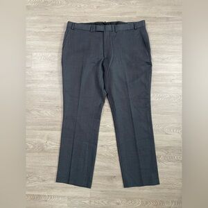 Men's Gray Kenneth Cole‎ Precision Fit Dress Pants 40x30 cons